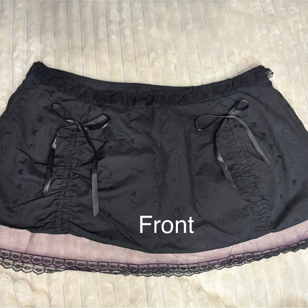 Lip Service Black Gothic Skirt